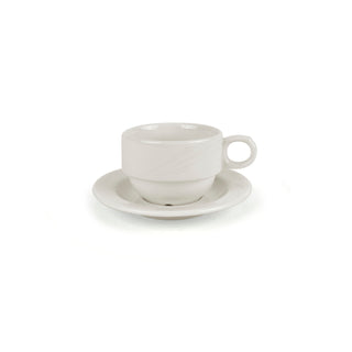 ARCADIA-TAZZA THE CILINDRICA IMPILABILE CON PIATTINO