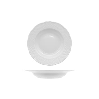MALAGA BIANCO - PIATTO FONDO CM 23 PORCELLANA