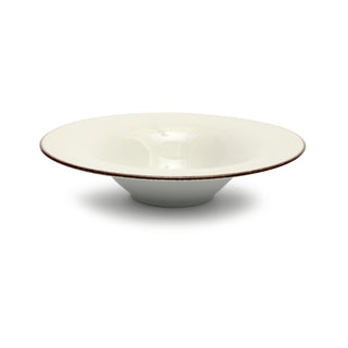 JUPITER PIATTO PORCELLANA FILO MARRONE -PASTA BOWL CM 30 3229 BACKSTAMP LIONESS A STAMPO