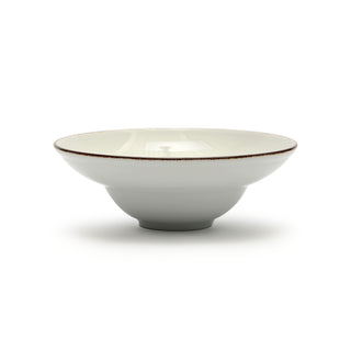 KASZUB PIATTO PASTA BOWL FILO MARRONE CM 26 - INTERNO CM 15,5 235 BACKSTAMP LIONESS A STAMPO