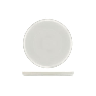 JUSTWHITE-PIATTO TONDO BORDO ALTO