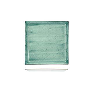 JUSTCOLOR GREEN-PIATTO RETTANGOLARE CM.22X22