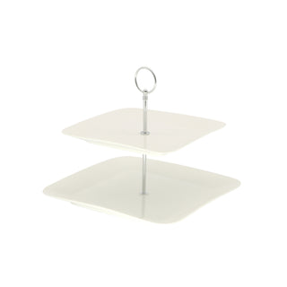 B.B. WHITE-ALZATA 2 PIANI QUADRA CM.27X27X23,5
