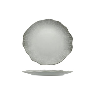 RADIUS-PIATTO PIANO ORGANIC CM.33 IN PORCELLANA DECORATA
