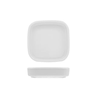 JUSTWHITE-PIATTINO QUADRO BORDO ALTO CM.9,2X9,2
