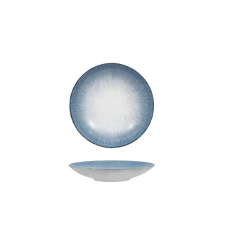 IRYS BLUE - PIATTO FONDO COUPE FORMA VANILLA CM.21,5 PORCELLANA