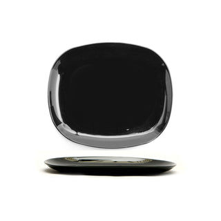EVOLUTION BLACK-PIATTO RETTANGOLARE CM28X23