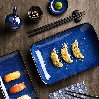 JAP BLUE-  VASSOIO RETT. CM 38,5X15