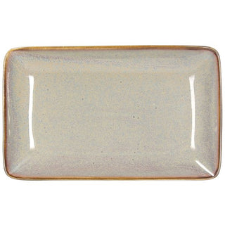 JAP NEW BROWN - PIATTO RETT. CM 21X13