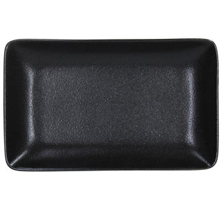 JAP BLACK -PIATTO RETT. CM 21X13
