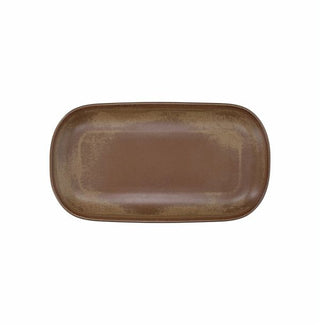 TERRACOTTA BROWN BISCUIT- OVALE PIANO CM 33